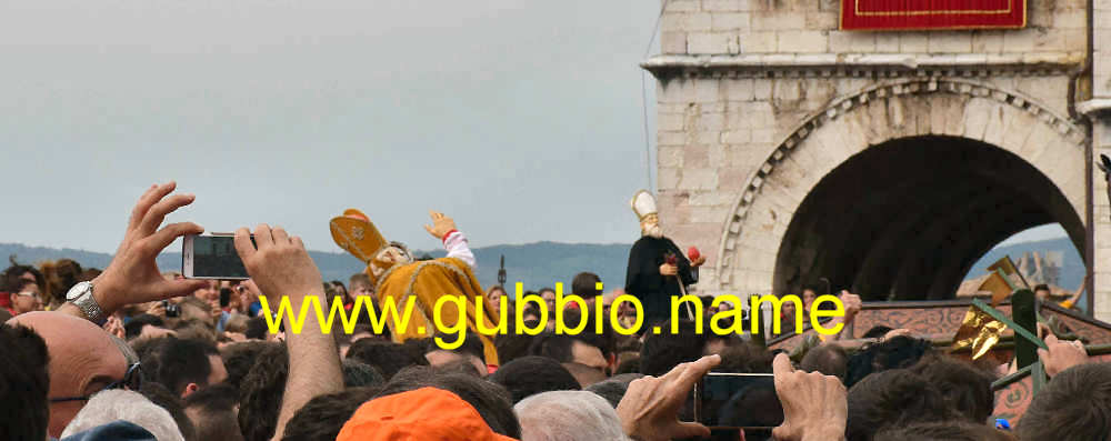 Statue di Sant'Ubaldo e Sant'Antonio Abate